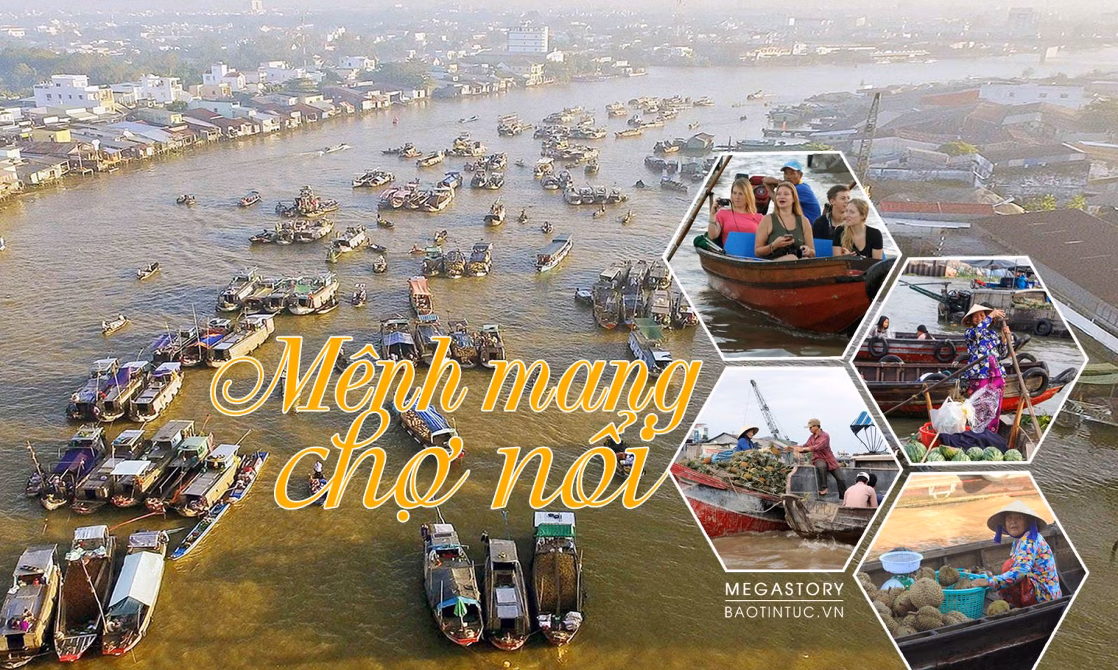 Mênh mang chợ nổi