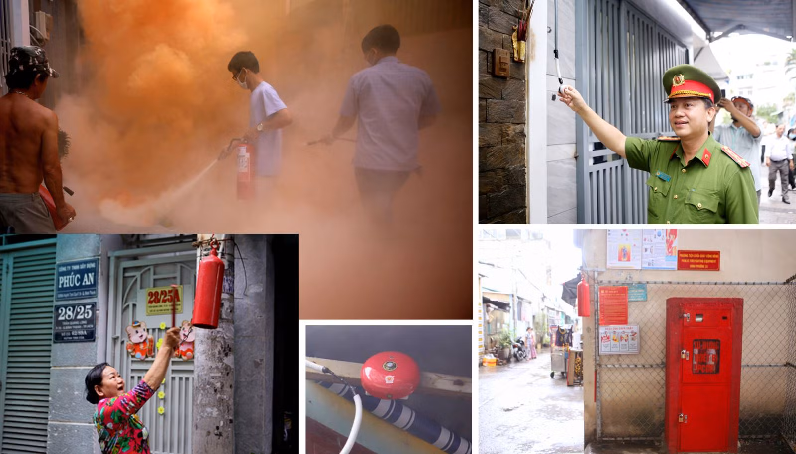 Lắp đặt thí điểm hệ thống phòng cháy, chữa cháy theo mô hình "Tổ liên gia an toàn phòng cháy chữa cháy" tại TP Hồ Chí Minh.