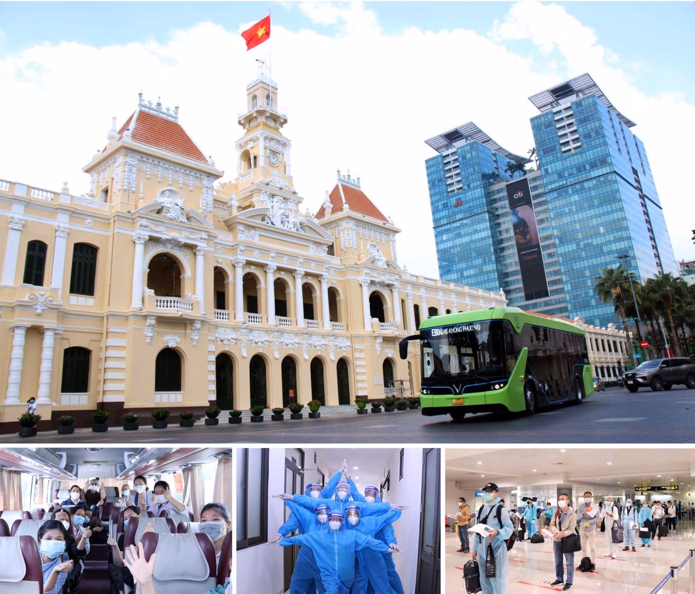 Cùng với sự hỗ trợ, giúp đỡ kịp thời của Trung ương, các địa phương, cả hệ thống chính trị Thành phố đã quyết tâm, toàn dân đồng lòng, chung sức chống dịch.