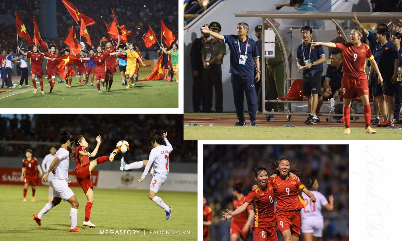 Huỳnh Như góp phần cùng Đội tuyển Bóng đá nữ quốc gia Việt Nam giành ngôi vô địch SEA Games 29, 30 và 31.