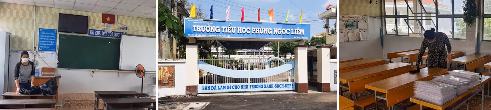 Các trường học ở tỉnh Bạc Liêu sẵn sàng đón học sinh trở lại sau Tết.