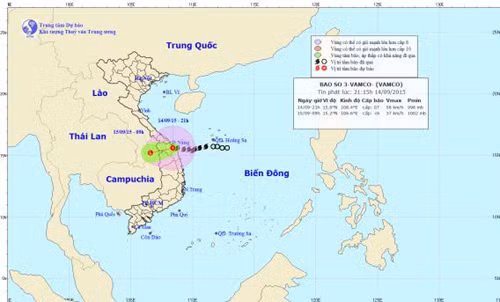 Bão số 3 suy yếu thành áp thấp nhiệt đới ảnh 1