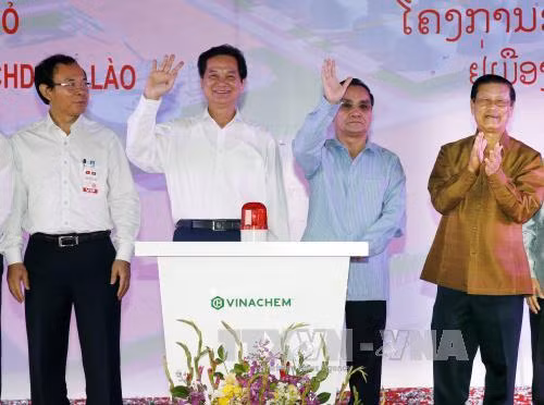 Khởi công dự án khai thác muối mỏ kali tại Lào ảnh 1