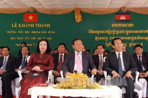 Campuchia khánh thành trường tiểu học do Hà Nội tài trợ ảnh 1