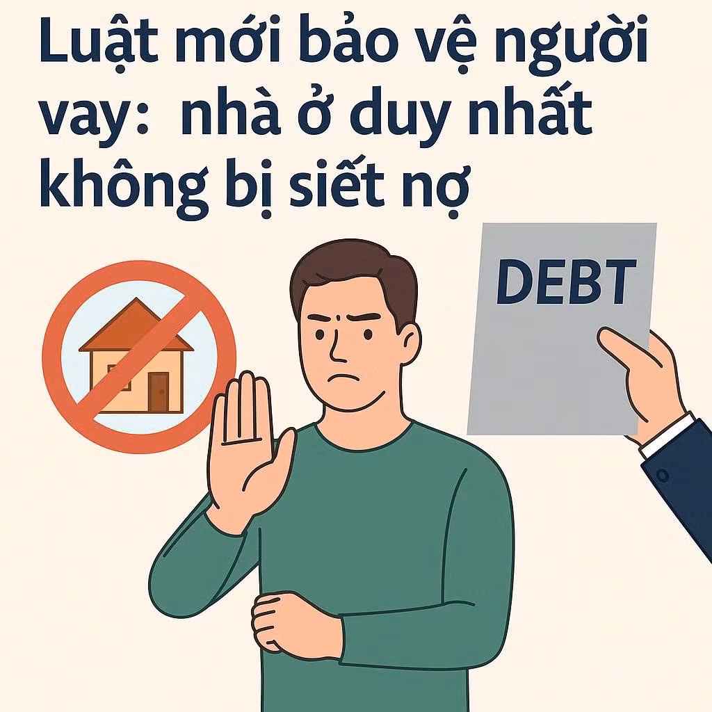 Ngân hàng không được thu giữ 'nhà ở duy nhất' làm tài sản bảo đảm
