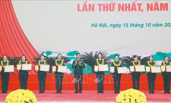 Vinh danh 79 tập thể, cá nhân nhận Giải thưởng Phụ nữ Quân đội