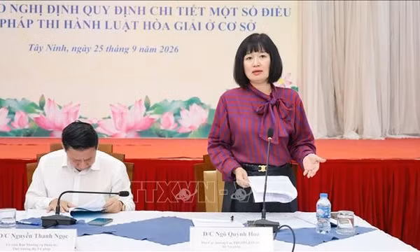 Hoàn thiện thể chế, nâng cao hiệu quả Luật Hòa giải ở cơ sở