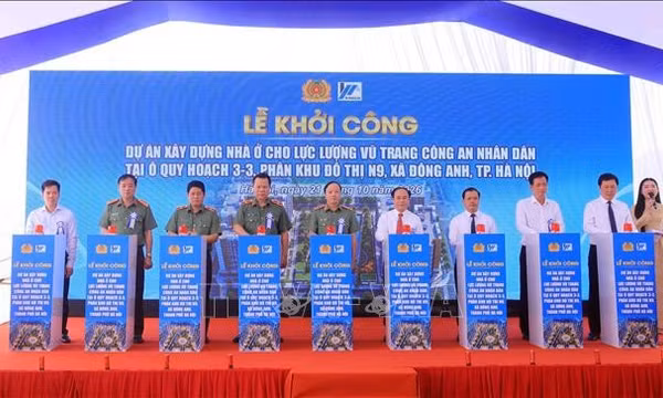 Khởi công Dự án nhà ở cho Công an nhân dân tại Đông Anh