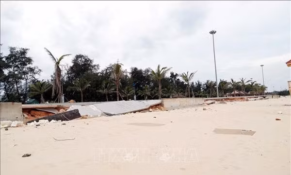 Quảng Trị chi hơn 18 tỷ đồng khắc phục sạt lở bãi tắm cộng đồng Trung Giang