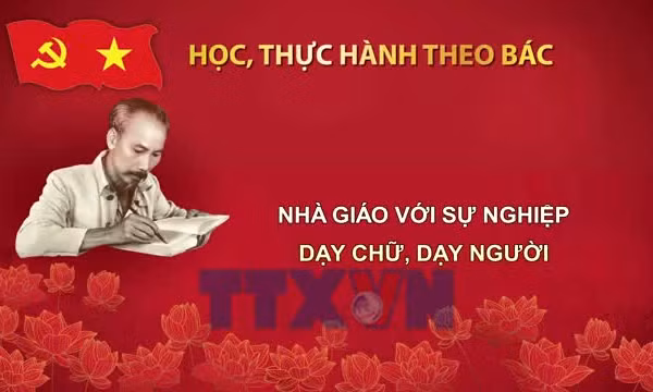 Học, thực hành theo Bác: Nhà giáo với sự nghiệp dạy chữ, dạy người