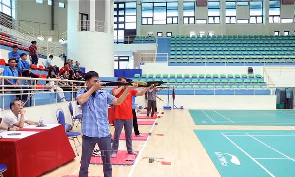 200 vận động viên Thái Nguyên tranh tài tung còn, bắn nỏ, bắn ná