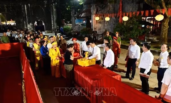 Hải Phòng: Lễ Khai ấn và ban ấn Đền Kiếp Bạc