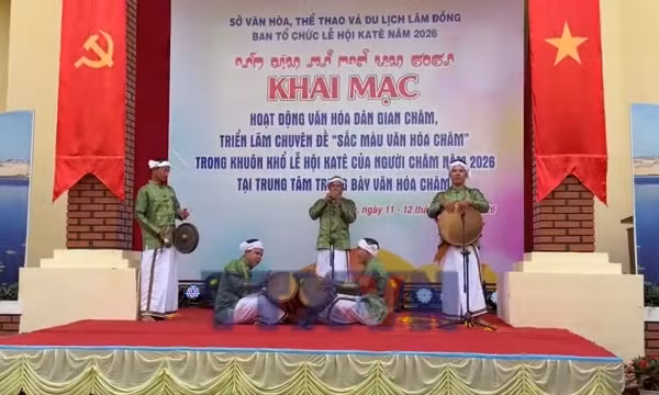 Triển lãm 'Sắc màu văn hóa Chăm', trải nghiệm tour di sản tại Lâm Đồng