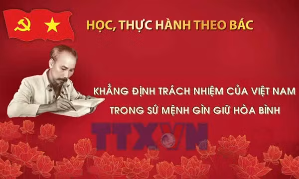 Khẳng định trách nhiệm của Việt Nam trong sứ mệnh gìn giữ hòa bình