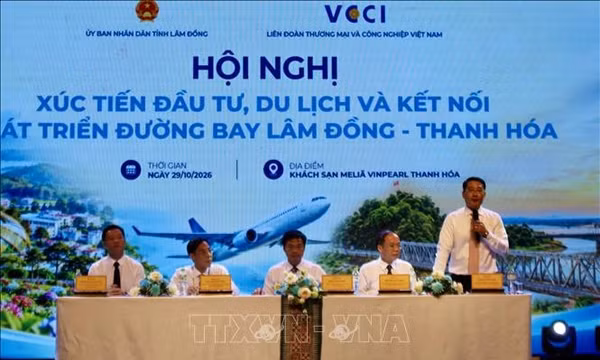 Xúc tiến đầu tư, kết nối phát triển đường bay Lâm Đồng - Thanh Hóa