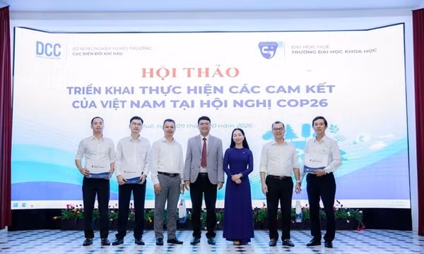 Thúc đẩy thực hiện các cam kết của Việt Nam tại Hội nghị COP26
