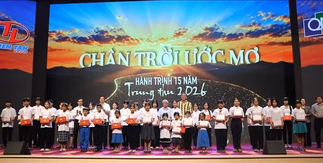 15 năm chắp cánh 'Chân trời ước mơ' cho trẻ em yếu thế