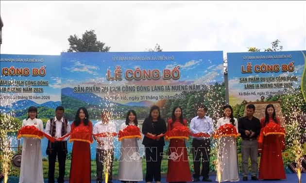 Làng du lịch cộng đồng gắn với bảo tồn bản sắc văn hóa đồng bào Jrai