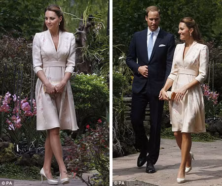 Style ăn mặc tinh tế của Kate Middelton trong chuyến thăm châu Á ảnh 1
