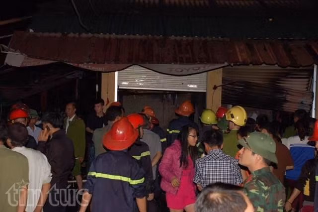 Cháy chợ Suối Khoáng ở Quảng Ninh ảnh 4