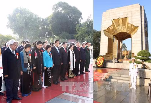 Lãnh đạo Đảng, Nhà nước viếng Chủ tịch Hồ Chí Minh ảnh 1
