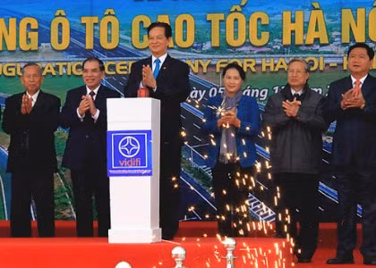 Thông xe toàn tuyến cao tốc Hà Nội - Hải Phòng ảnh 1