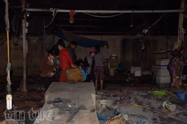 Cháy chợ Suối Khoáng ở Quảng Ninh ảnh 3