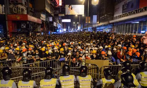 Hong Kong bắt 8 người biểu tình tại Mong Kok 