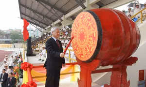 Tổng Bí thư Nguyễn Phú Trọng dự Lễ khai giảng Học viện An ninh nhân dân 