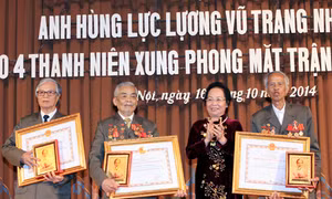 Phong tặng, truy tặng 5 cựu TNXP danh hiệu Anh hùng lực lượng VTND