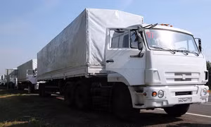 Ukraine công nhận đoàn xe Nga chở hàng cứu trợ