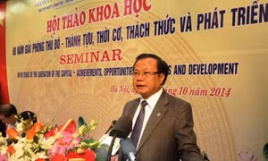 Phát huy khí thế hào hùng 60 năm giải phóng Thủ đô