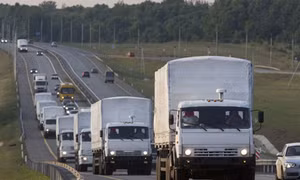 Ukraine lại 'gây khó' cho hàng nhân đạo Nga tới Ukraine