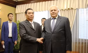 Đồng chí Lê Hồng Anh gặp Thủ tướng Azerbaijan