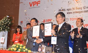 V-League 2015 giới thiệu nhà tài trợ chính