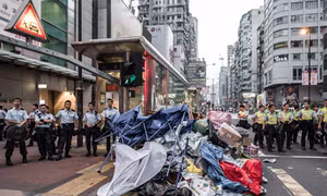 Cảnh sát Hong Kong bắt 26 người biểu tình ở Mong Kok
