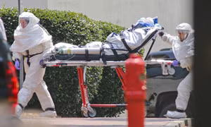 Mỹ cách ly bệnh nhân nhiễm Ebola đầu tiên