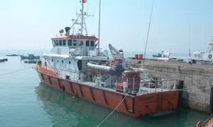 Tàu QNG 94780 bị nạn cùng 10 thuyền viên cập bờ Quy Nhơn