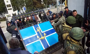 Lực lượng Crimea giành thêm một căn cứ hải quân Ukraine