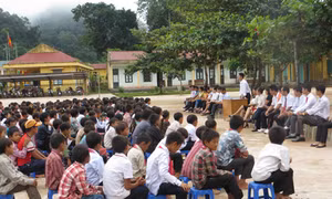 Đổi thay ở trường bán trú vùng cao