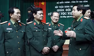 Xây dựng một số quân binh chủng tiến thẳng lên hiện đại