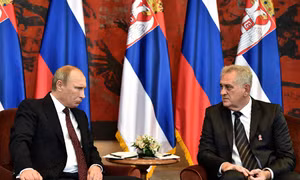 Tổng thống Nga thăm chính thức Serbia 