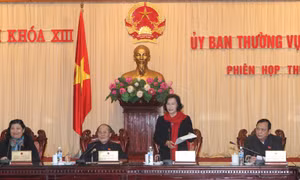 Bế mạc Phiên họp 24, UBTV Quốc hội khóa XIII 
