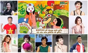 Sao Việt lên tiếng “ủng hộ” chấm dứt nạn nuôi nhốt gấu