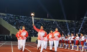 Ấn tượng Lễ khai mạc Đại hội TDTT toàn quốc 2014 