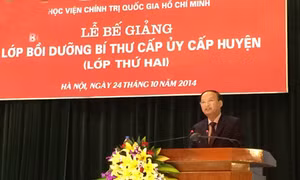 Bồi dưỡng kiến thức cho bí thư cấp ủy cấp huyện 