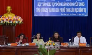 Tăng cường sự tham gia của phụ nữ trong lĩnh vực chính trị