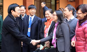 Chủ tịch nước đối thoại với học viên dự nguồn cán bộ cao cấp 