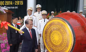 Chủ tịch Quốc hội dự khai giảng tại Học viện Cảnh sát nhân dân 