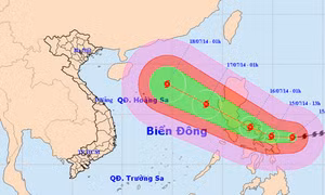 Bão Rammasun mạnh, nhanh và diễn biến phức tạp